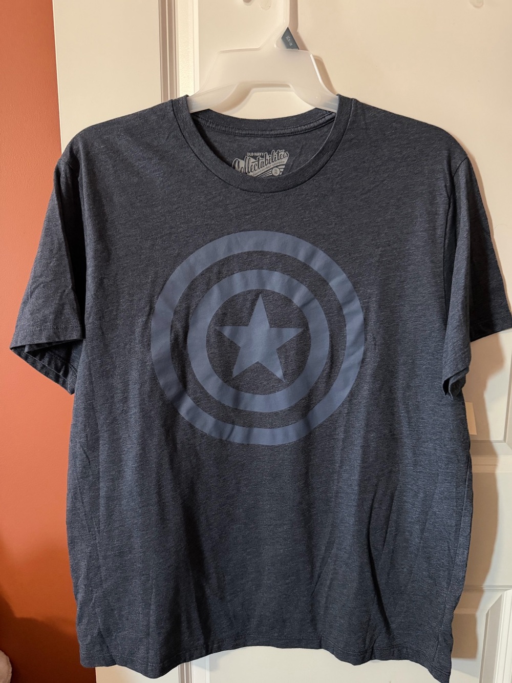 Old Navy Men's Navy Graphic Crew Tee with Star Shield